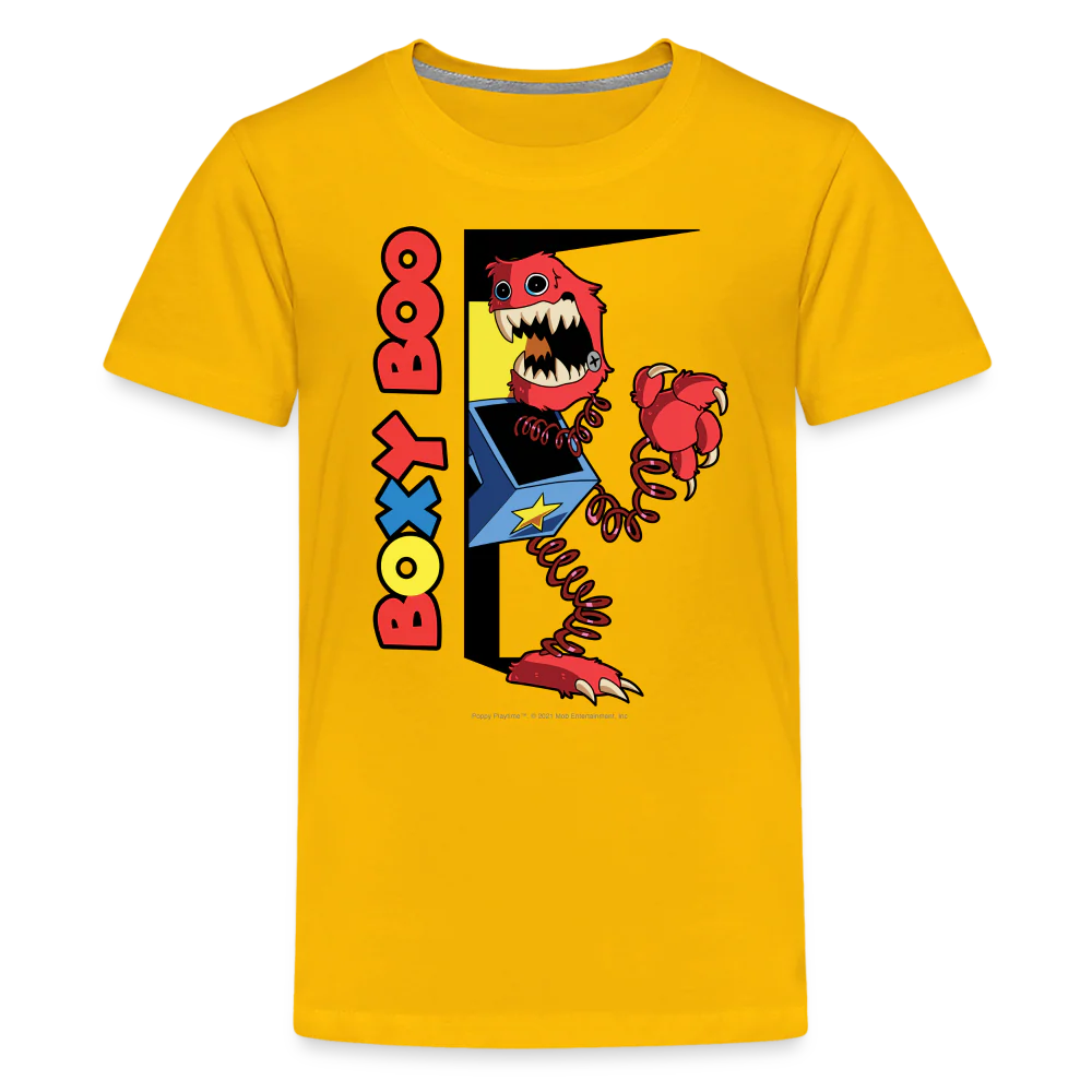 POPPY PLAYTIME - Peeking Boxy Boo T-Shirt (Youth) - Image 12