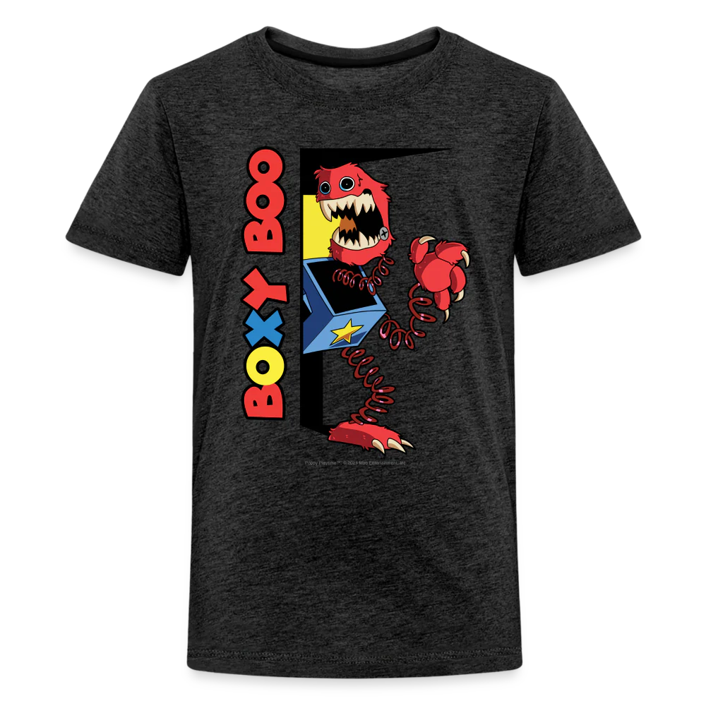 POPPY PLAYTIME - Peeking Boxy Boo T-Shirt (Youth) - Image 5