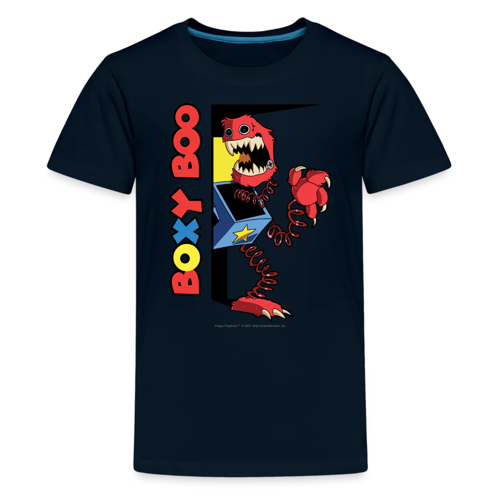 POPPY PLAYTIME - Peeking Boxy Boo T-Shirt (Youth) - Image 6