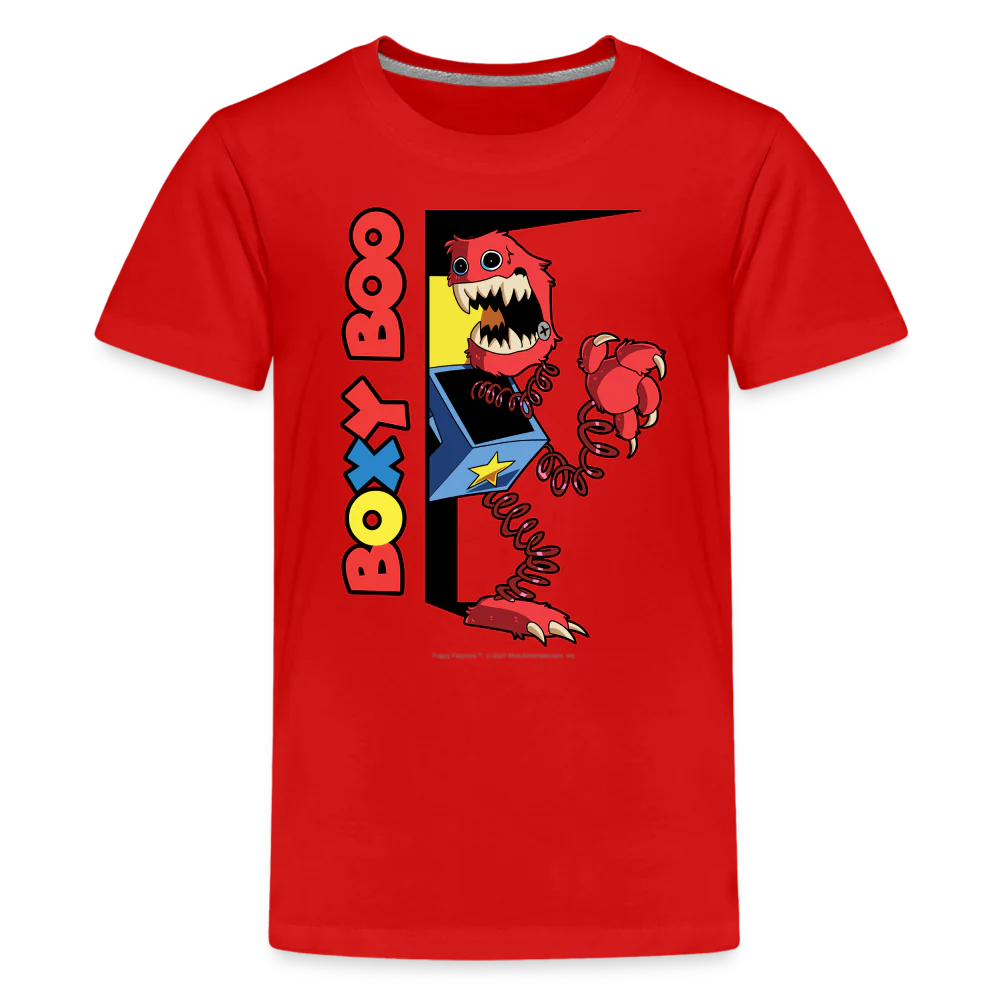 POPPY PLAYTIME - Peeking Boxy Boo T-Shirt (Youth) - Image 9