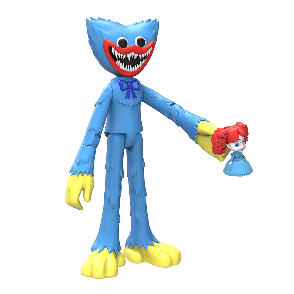 POPPY PLAYTIME - Scary Huggy Wuggy Action Figure (5" Posable Figure, Series 1) [OFFICIALLY LICENSED] - Image 3