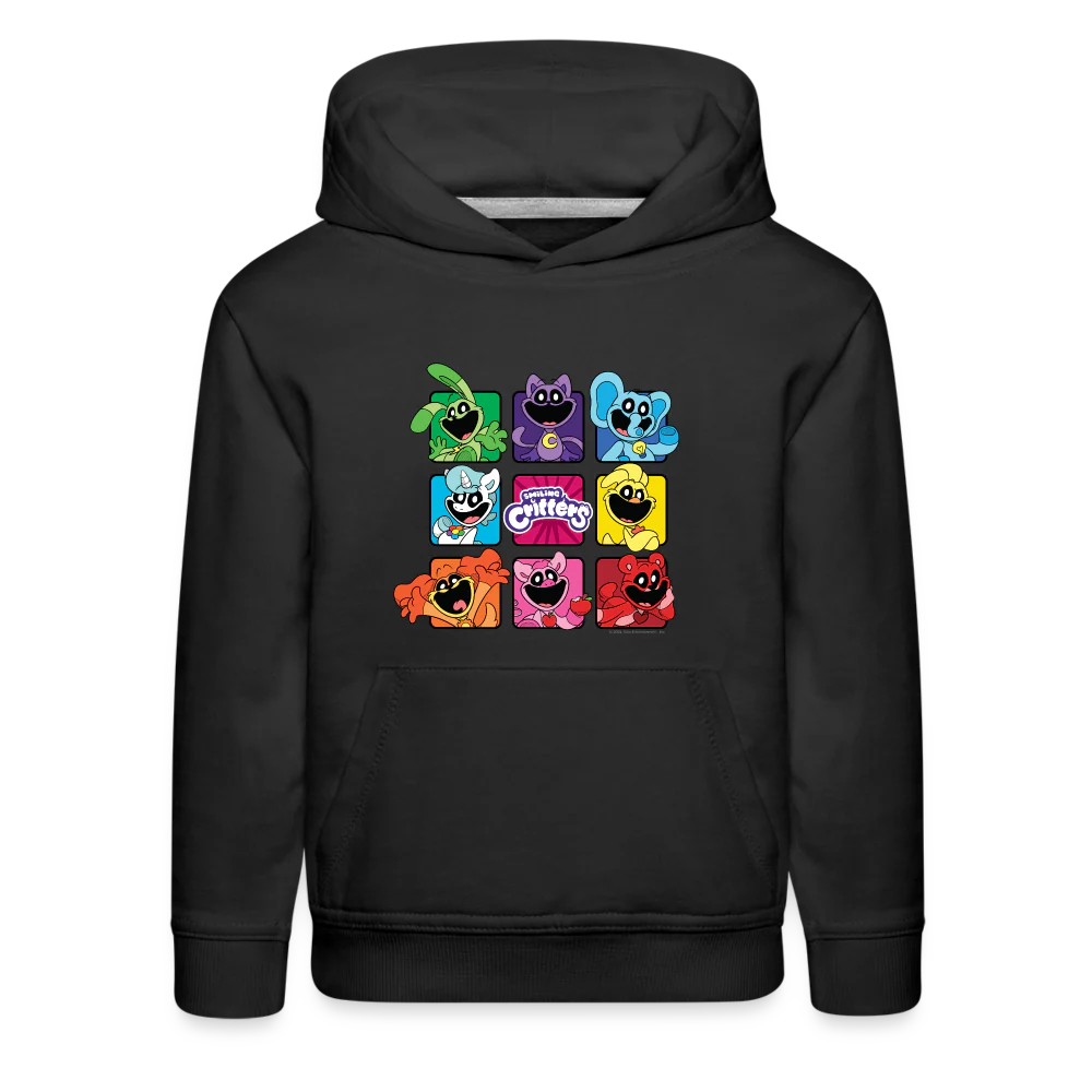POPPY PLAYTIME - Smiling Critters Grid Hoodie (Youth)