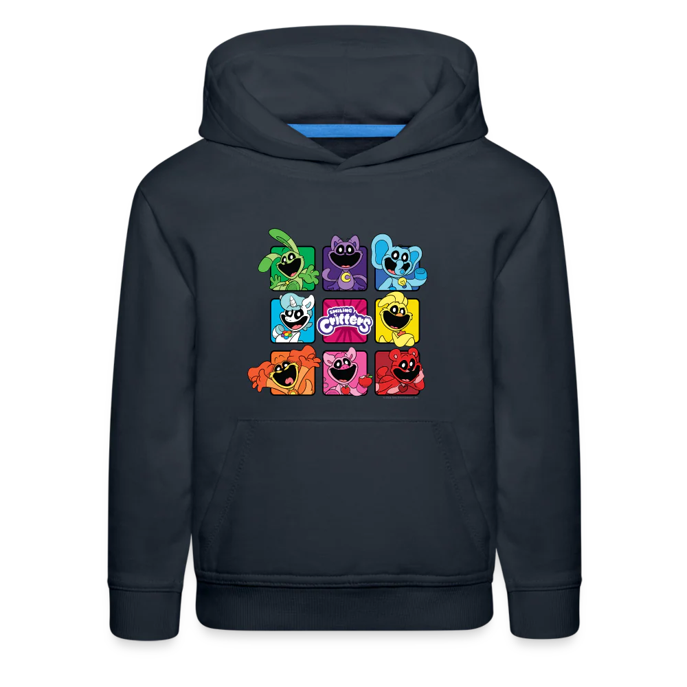 POPPY PLAYTIME - Smiling Critters Grid Hoodie (Youth) - Image 2