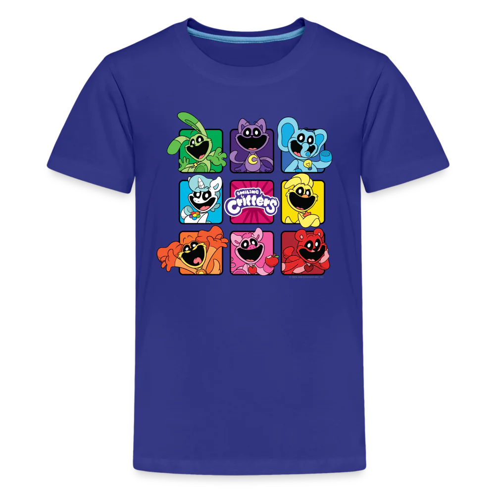 POPPY PLAYTIME - Smiling Critters Grid T-Shirt (Youth) - Image 7