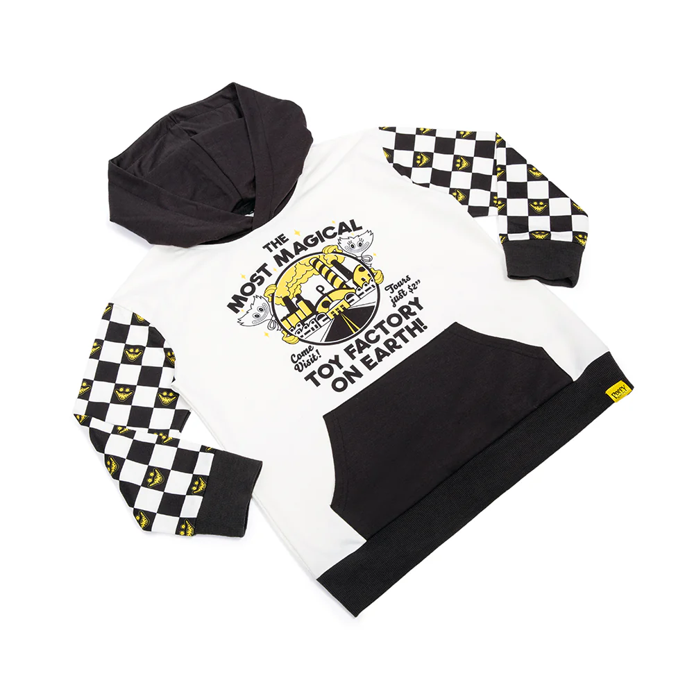 POPPY PLAYTIME - Toy Factory Premium Hoodie (Unisex, Pullover w/ Front Pocket) - Image 3