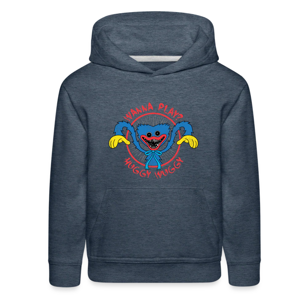 POPPY PLAYTIME - Huggy Wanna Play? Hoodie (Youth) - Image 4
