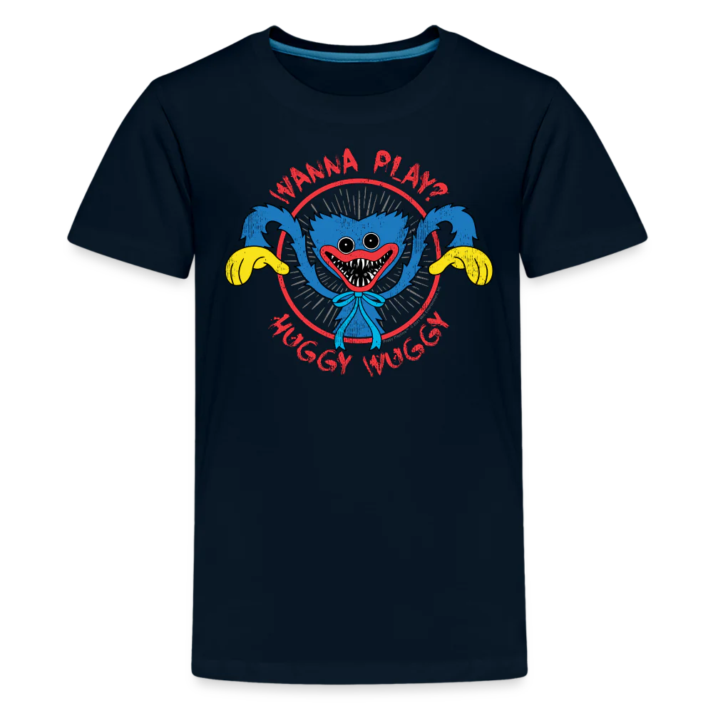 POPPY PLAYTIME - Huggy Wanna Play? T-Shirt (Youth) - Image 6