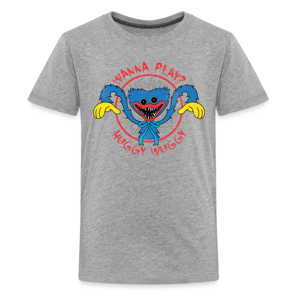 POPPY PLAYTIME - Huggy Wanna Play? T-Shirt (Youth) - Image 8