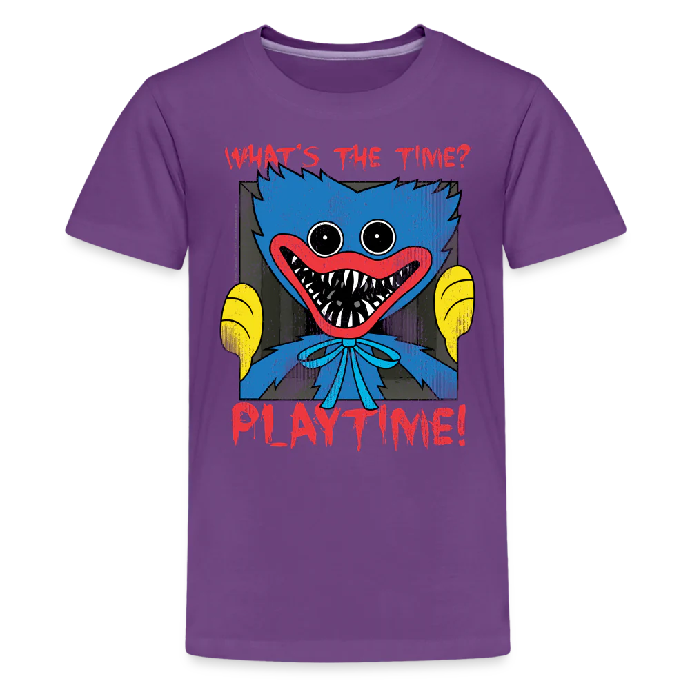 POPPY PLAYTIME - What's the Time? T-Shirt (Youth) - Image 3