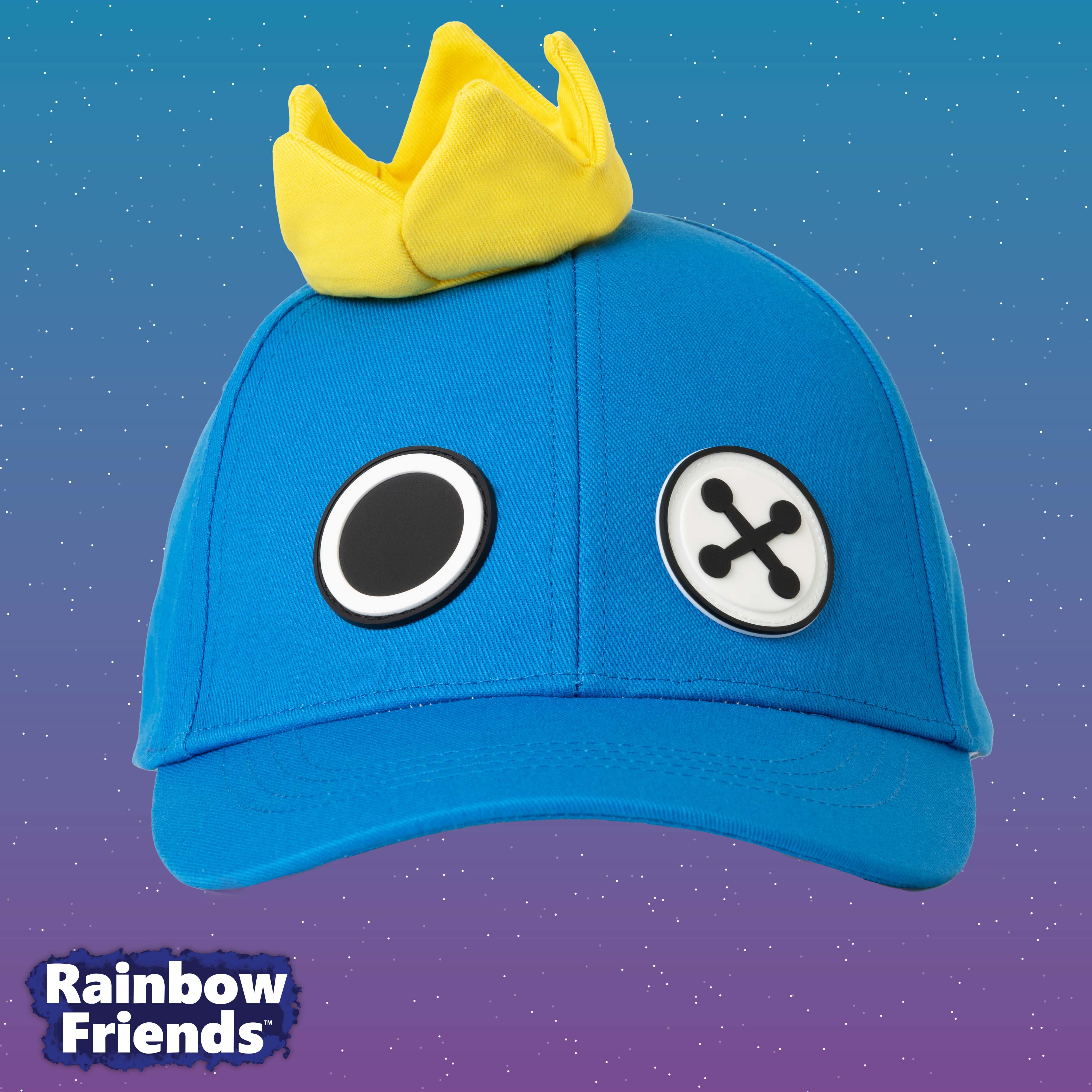 RAINBOW FRIENDS - Blue Crown 3D Brimmed Cap (Adjustable Unisex) - Image 4