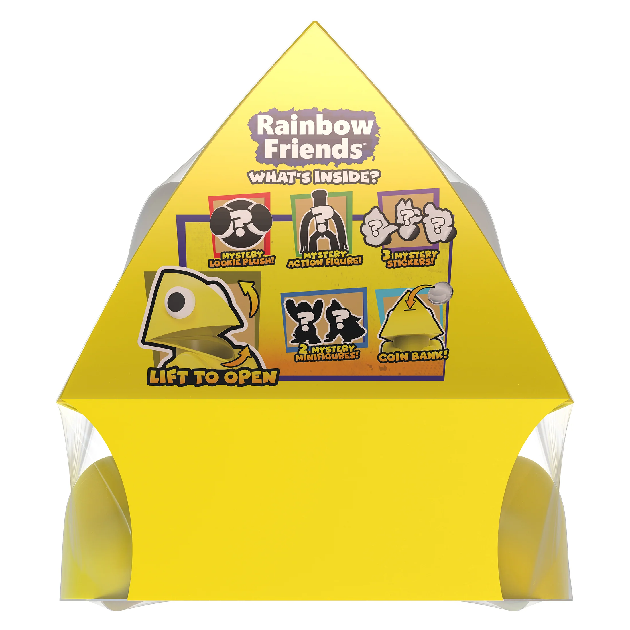RAINBOW FRIENDS – Collector Bundle – Yellow  (Piggy Bank Case w/ 8 Items, Series 1) - Image 7
