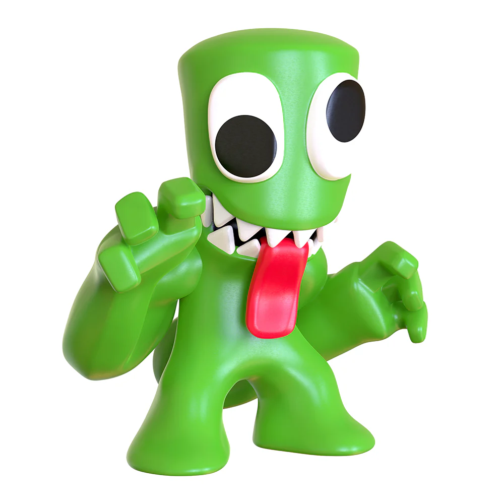 RAINBOW FRIENDS - Green Vinyl Figure (One Collectible Figure, Series 1) [Online Exclusive] - Image 2
