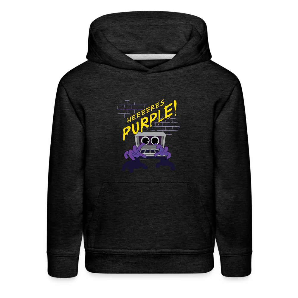 RAINBOW FRIENDS - Here's Purple! Hoodie (Youth) - Image 5