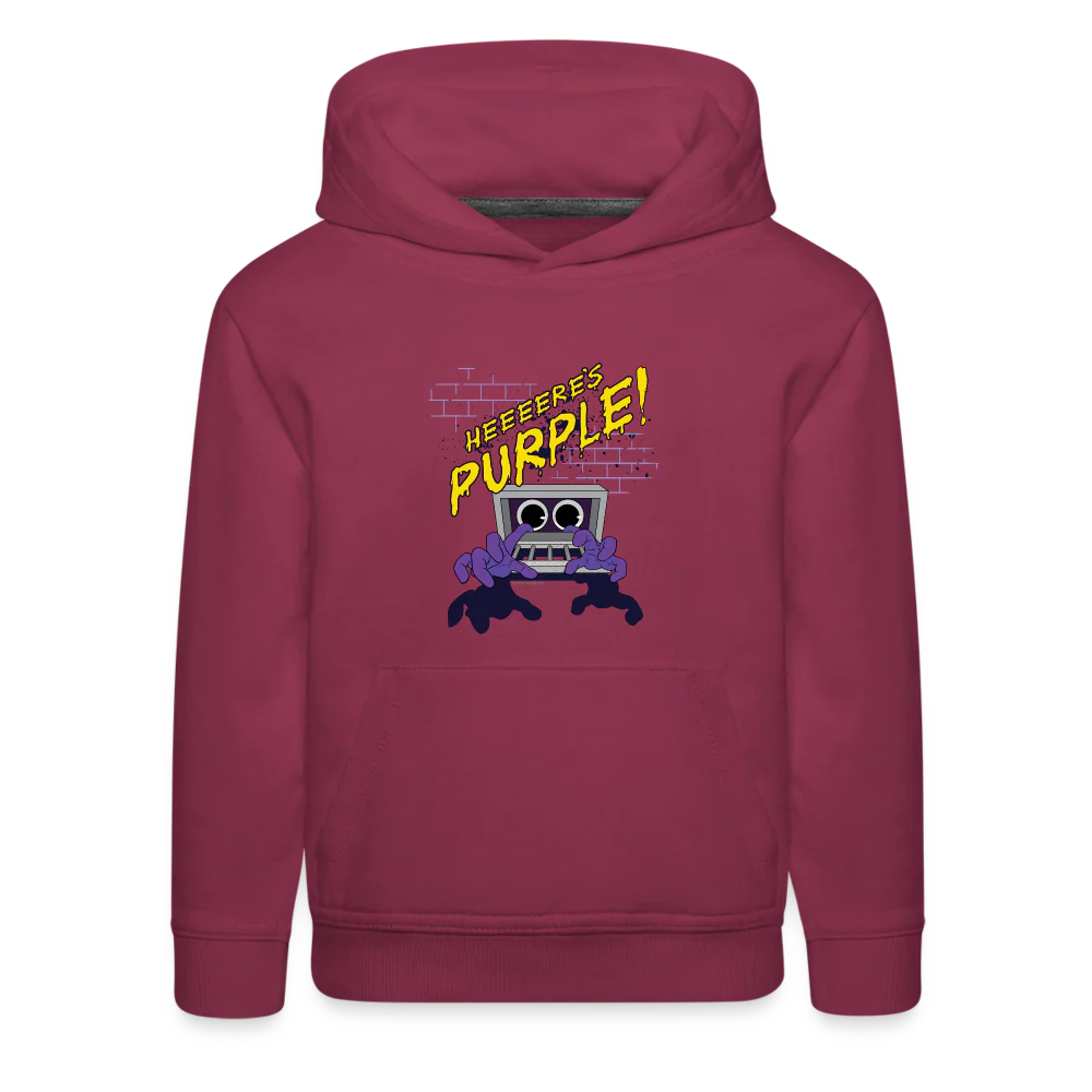 RAINBOW FRIENDS - Here's Purple! Hoodie (Youth) - Image 7