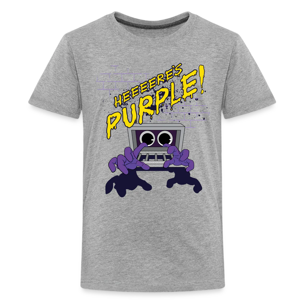 RAINBOW FRIENDS - Here's Purple! T-Shirt (Youth) - Image 4