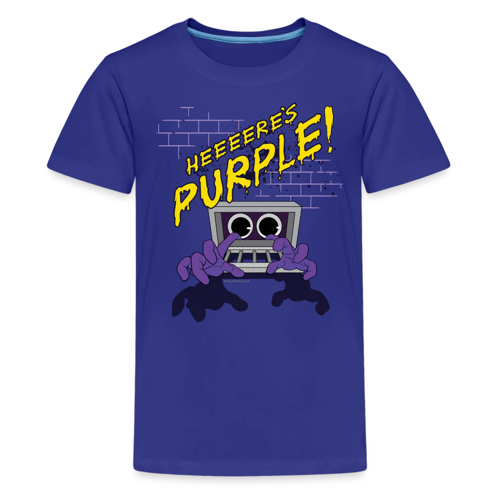 RAINBOW FRIENDS - Here's Purple! T-Shirt (Youth) - Image 5
