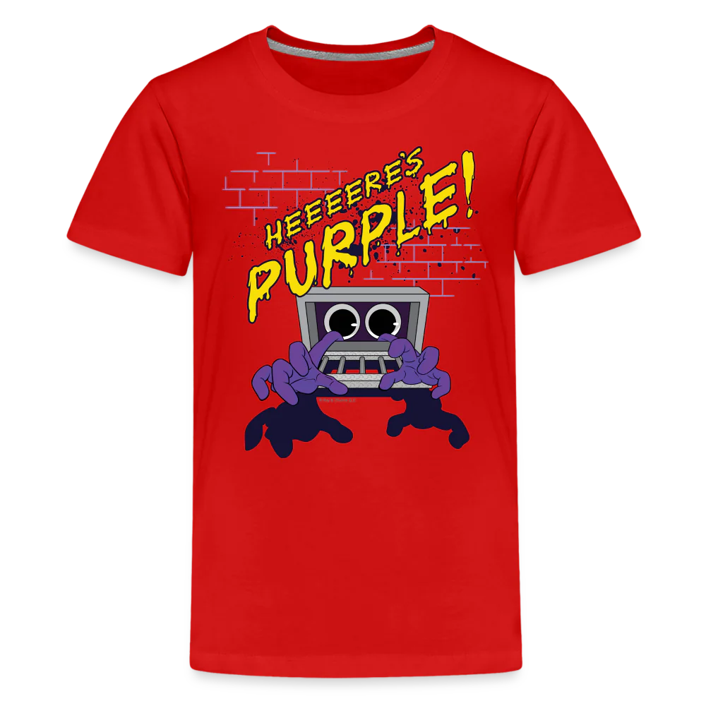 RAINBOW FRIENDS - Here's Purple! T-Shirt (Youth) - Image 6