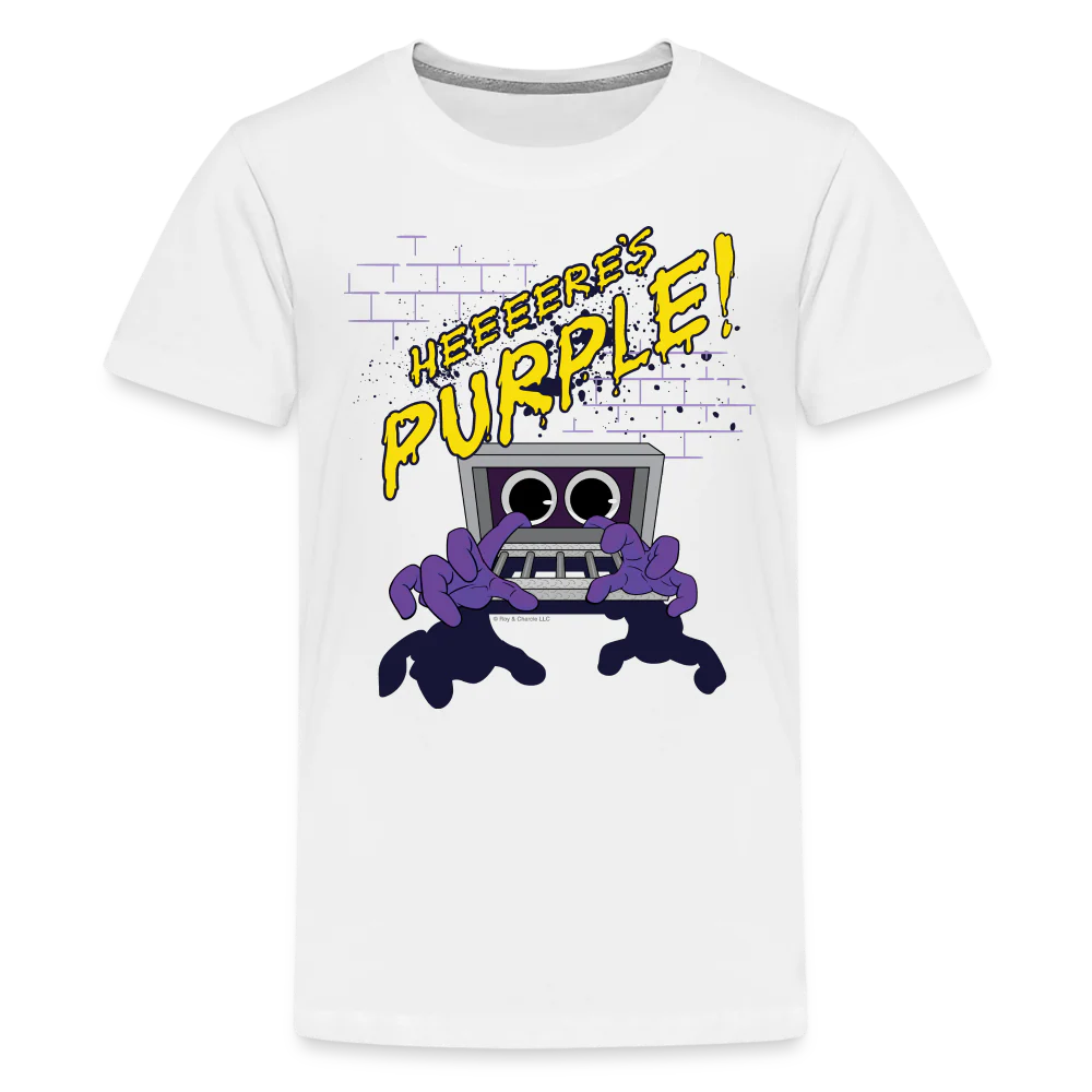 RAINBOW FRIENDS - Here's Purple! T-Shirt (Youth) - Image 7
