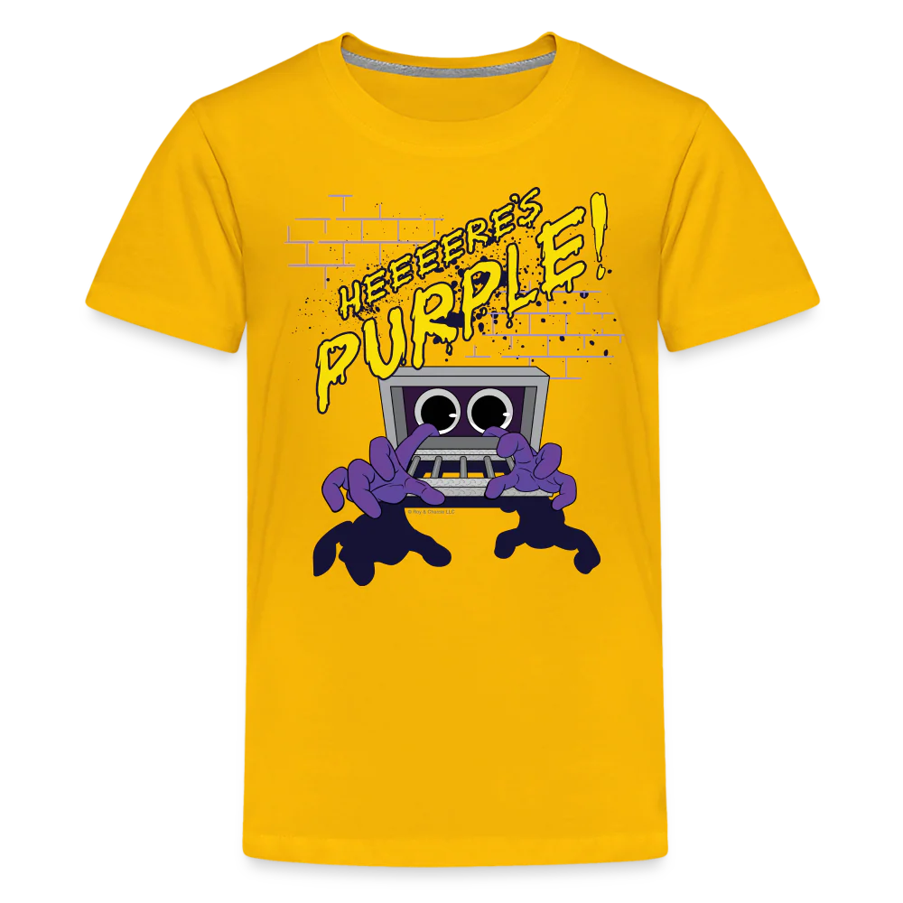 RAINBOW FRIENDS - Here's Purple! T-Shirt (Youth) - Image 8