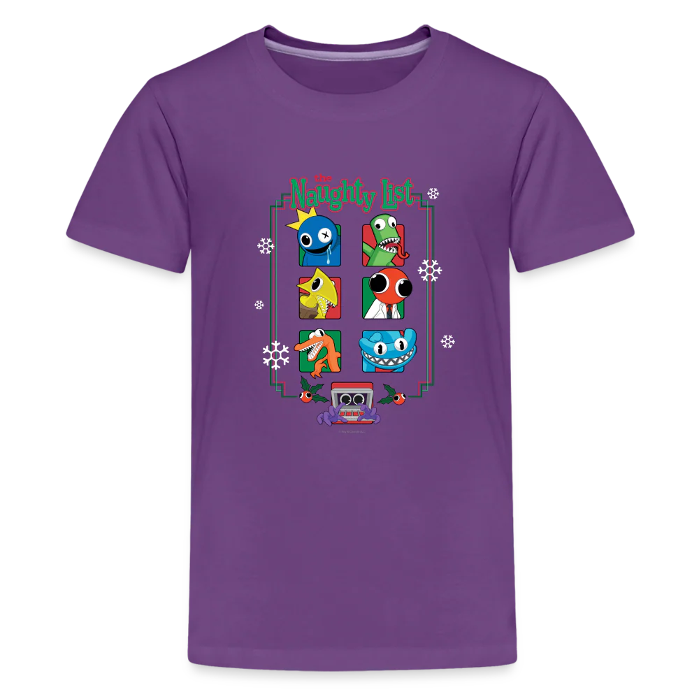 RAINBOW FRIENDS - Naughty List T-Shirt (Youth) - Image 3