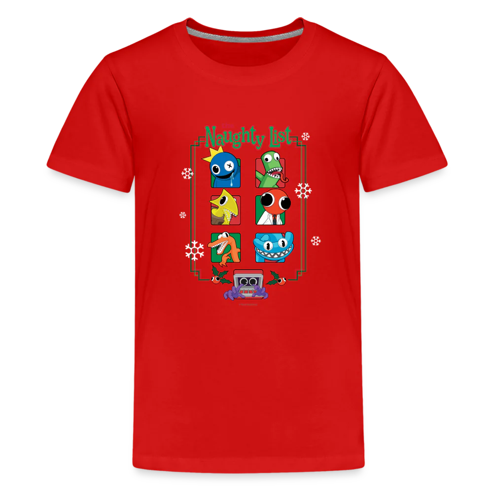 RAINBOW FRIENDS - Naughty List T-Shirt (Youth) - Image 4