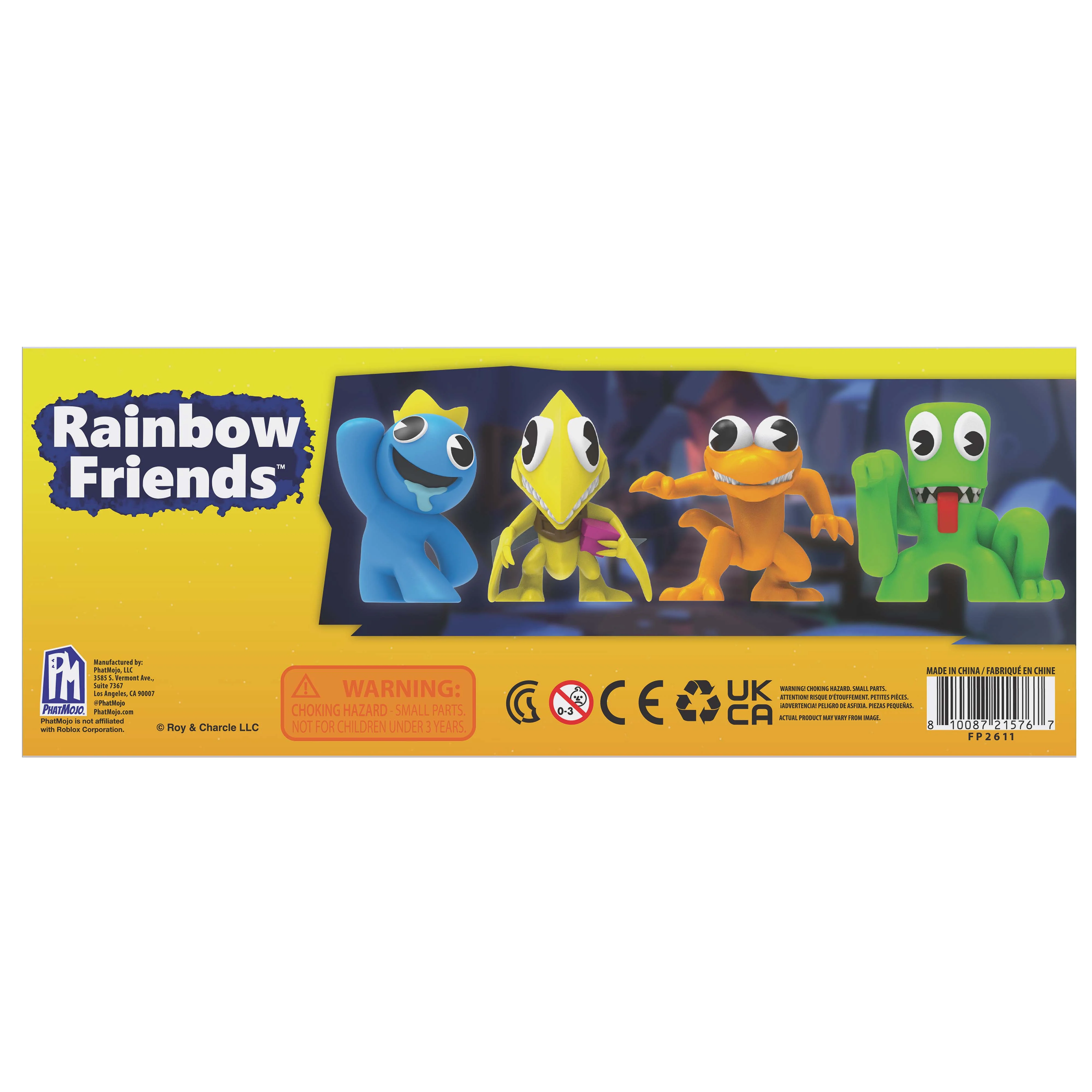 RAINBOW FRIENDS - Neon Minifigure 4-Pack (2.5" Tall, Series 2) - Image 7
