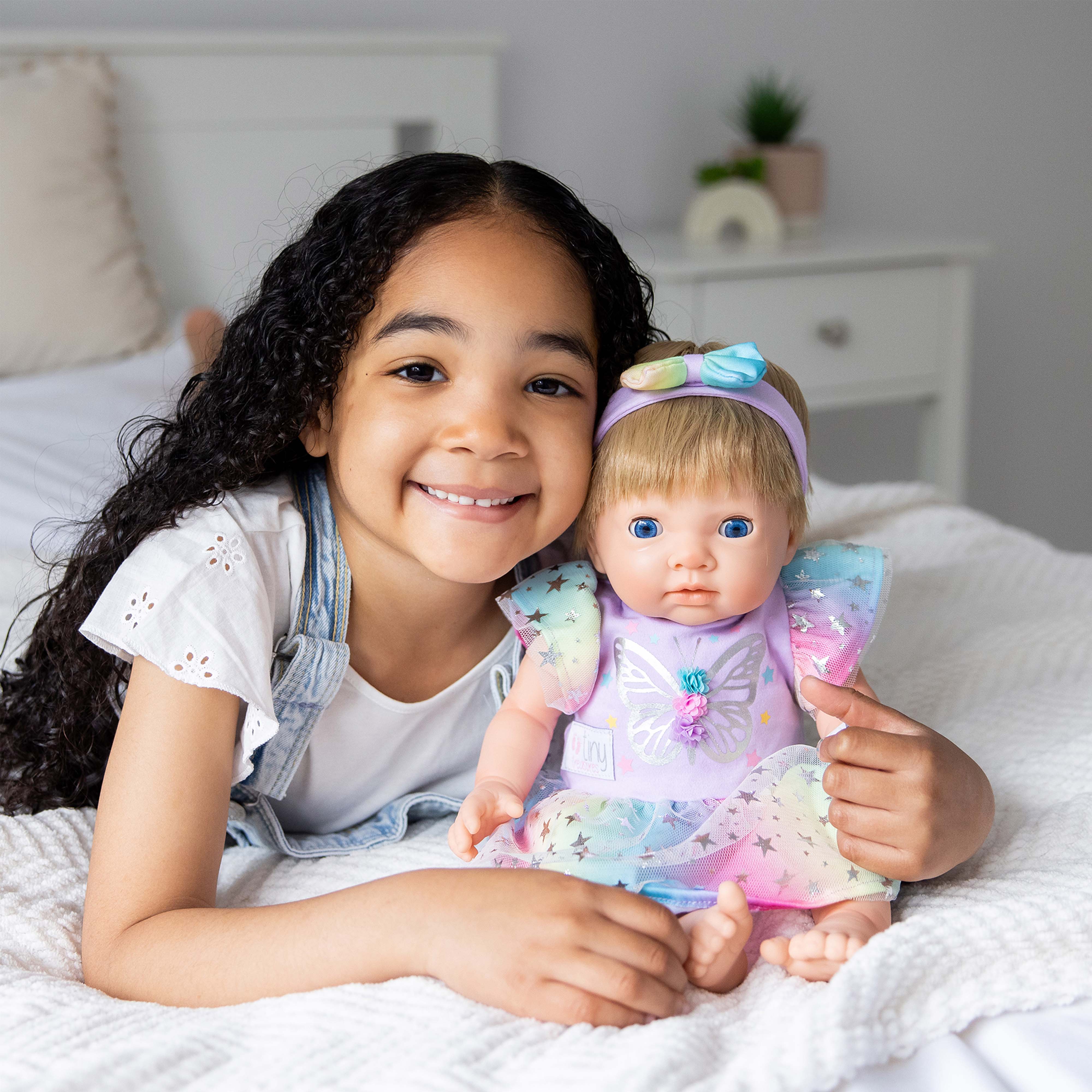 TINY TREASURES - Butterfly Dress Outfit (for 17" Baby Dolls) - Image 3