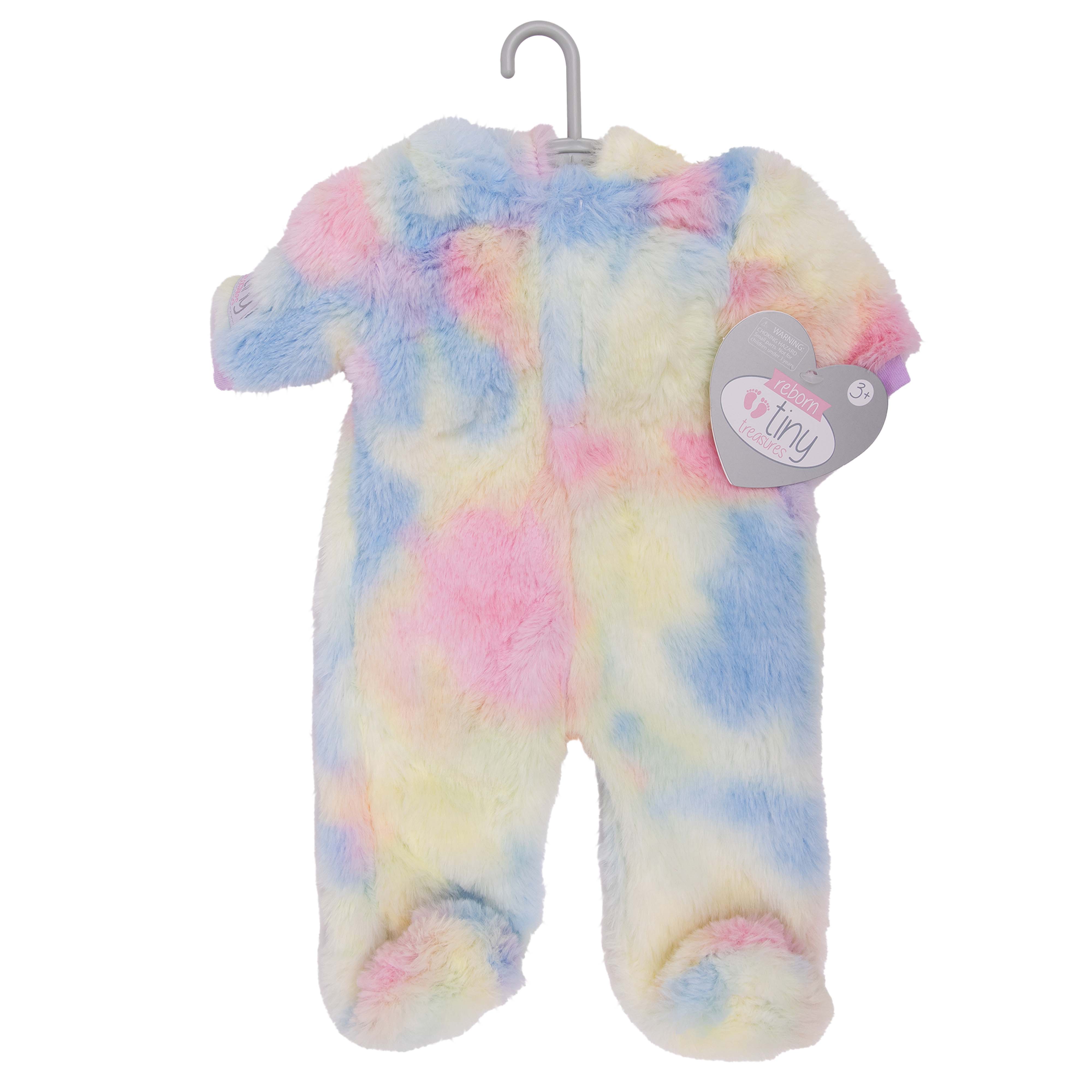 TINY TREASURES - Rainbow Teddy Outfit (for 17" Baby Dolls) - Image 5